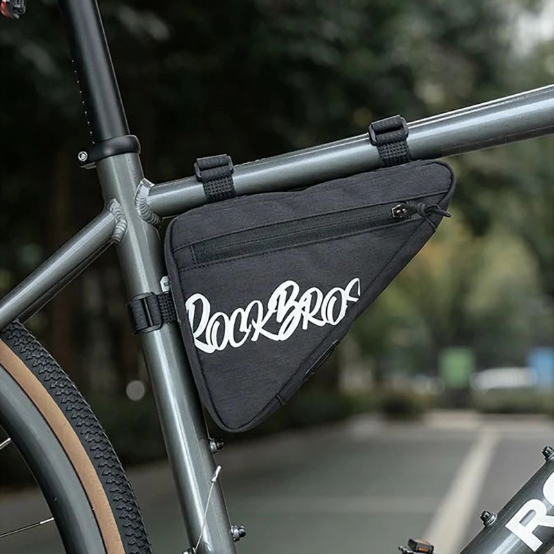 Rockbros G001 Flash Journey Triangle Frame Bike 0.8 l - Black 0.8 l \ czarny táska