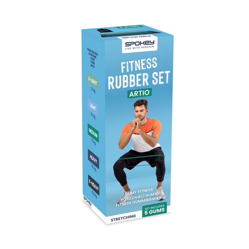 Spokey Artio SPK-943618 Fitness Band Set Edzőfelszerelés