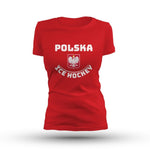 Inny Ice Hockey Polska W SREBICEPLTS-RD-W T Póló fehér