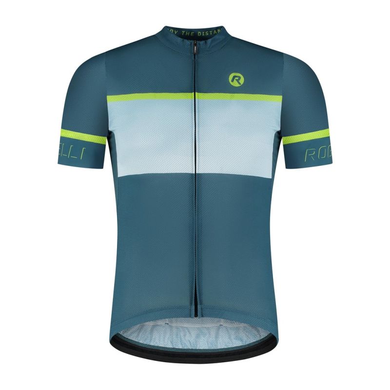 Rogelli HERO II T-shirt and Lime kék póló