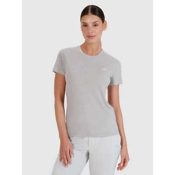 4f Women's Merino Wool Trekking T-shirt 4FWSS25TFTSF1269-27S General