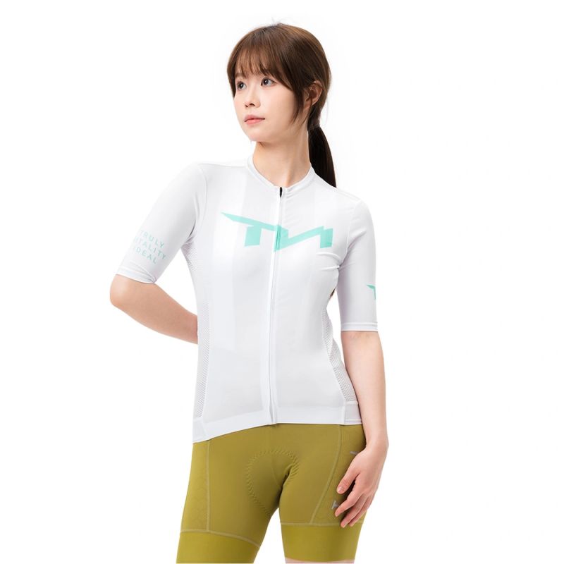 Rockbros TVI S Women's Cycling Jersey - White s \ biały póló 15110025003-211701