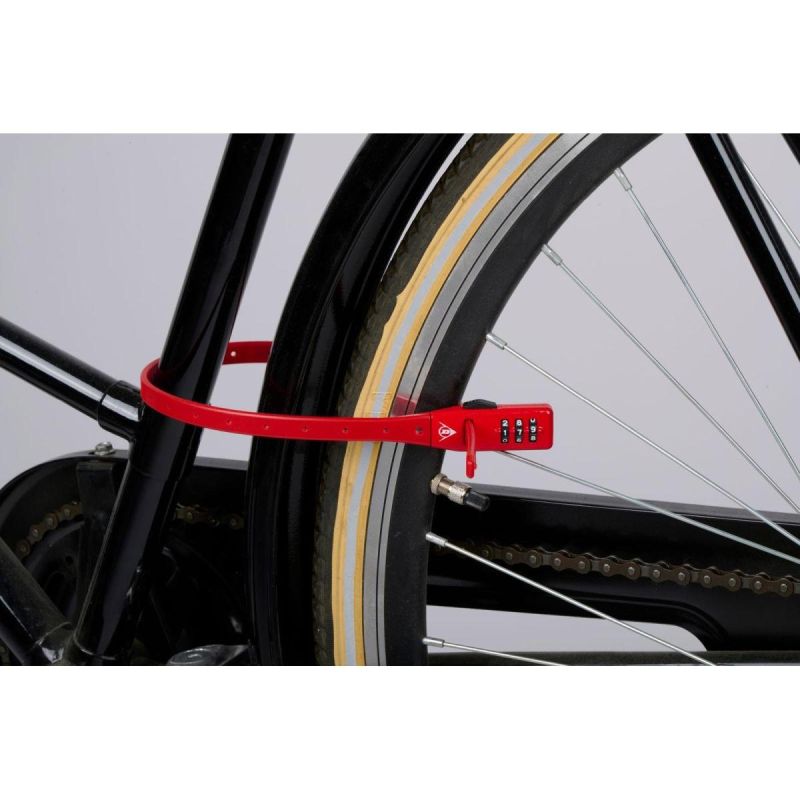 Dunlop Red Code Strap Bike Lock piros öv GSP-2573236