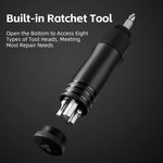 Rockbros 42320010001 Bicycle Pump Hand + Screwdriver - Black fekete pumps