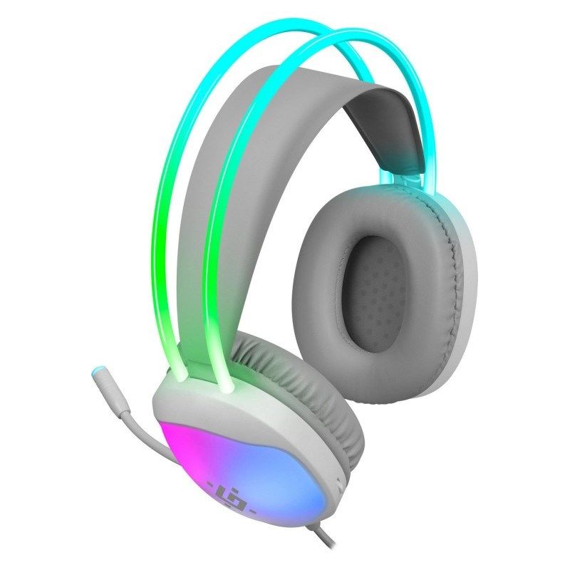 Defender Eclipse RGB Headphones with Microphone White