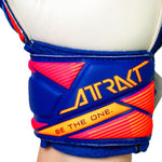 Reusch Attrakt Solid Junior goalkeeper gloves blue 5672515 kék kapuskesztyű