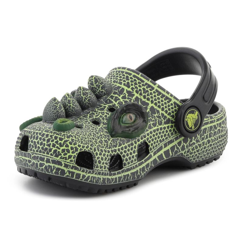 Crocs Classic Iam Scary Dino Clog T Kids Black