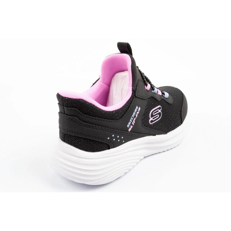 Skechers Bounder Pro Slip-Ins Kids' Sports fekete utcai cipő 303690L/BLK