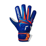 Reusch Attrakt Solid Junior goalkeeper gloves blue 5672515 kék kapuskesztyű