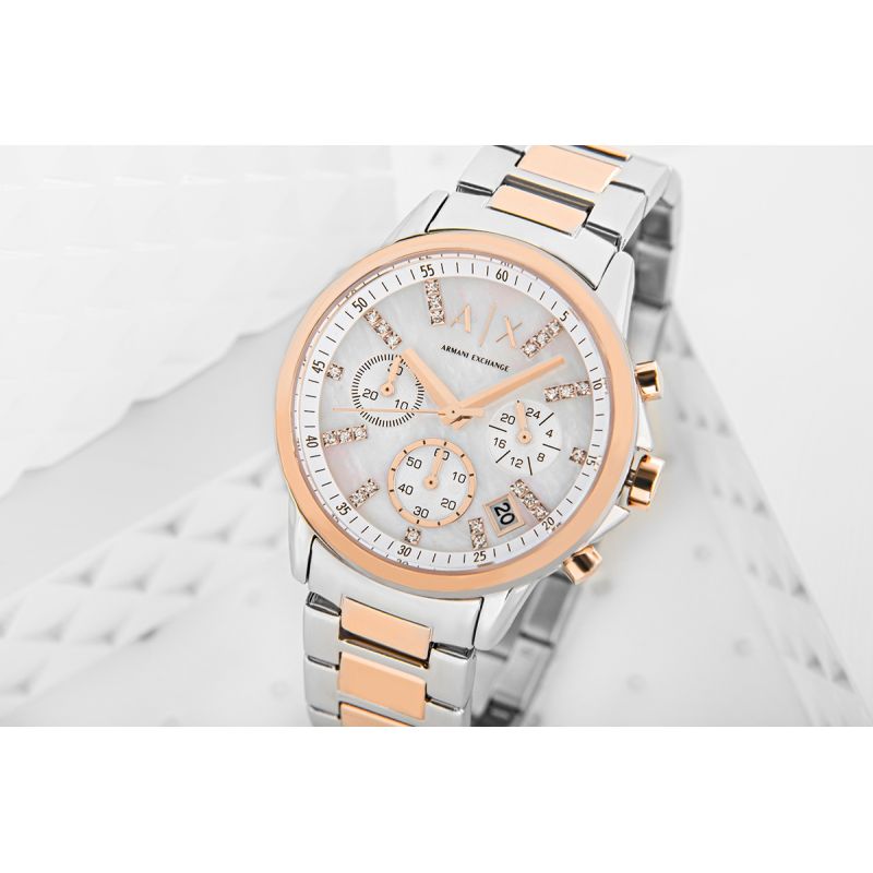 ARMANI EXCHANGE Banks Chronograph AX4331 Women's Watch + BOX