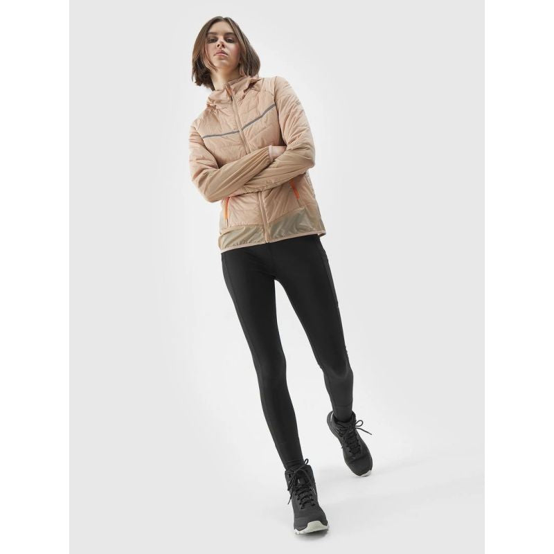 Women's 4F Primaloft Insulation Eco Recycled Filled Hiking 4FWSS24TDJAF383-83S fekete kabát