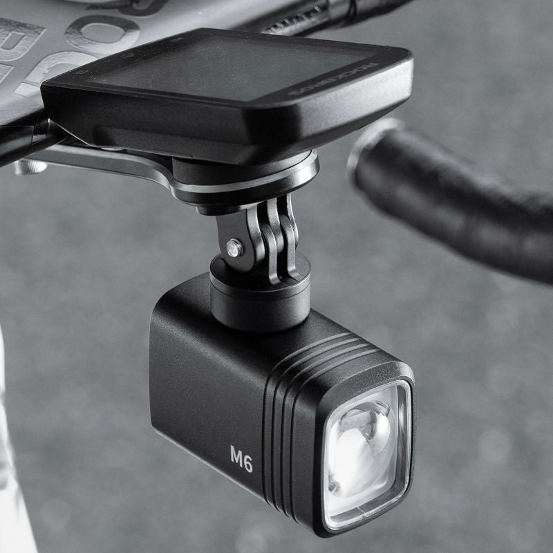 Rockbros M6 1000 lm front rechargeable bike light 2800 mAh - black
