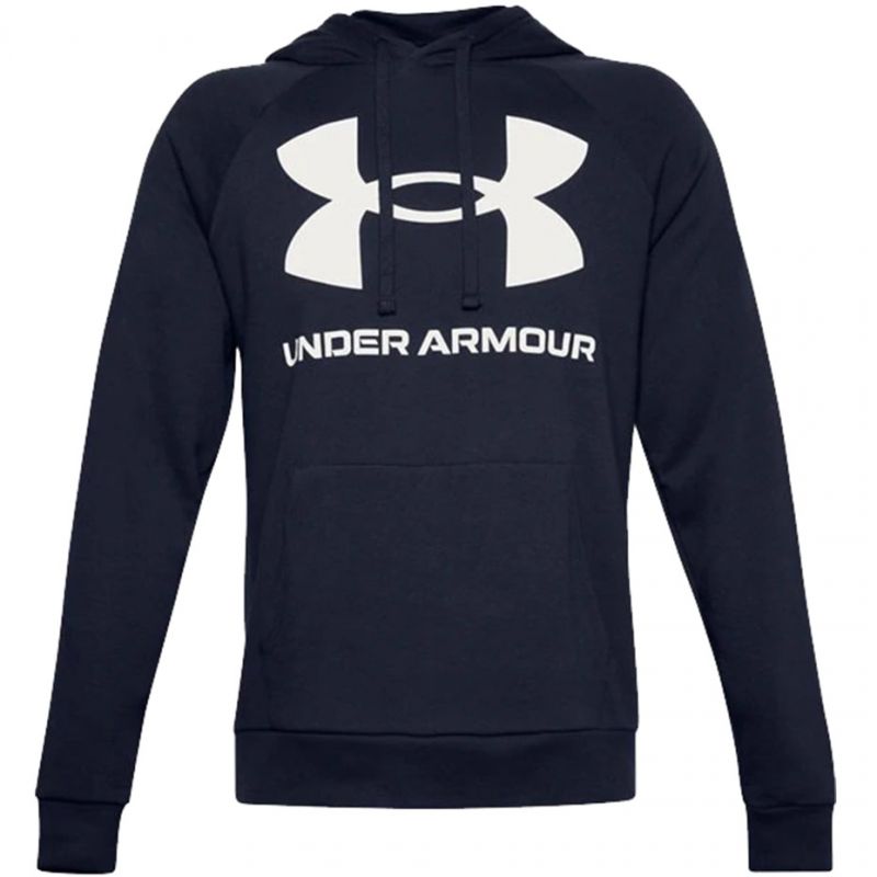 Under Armour Under Armor Rival Fleece Big Logo HD Sweatshirt 1357093 sötétkék pulóver