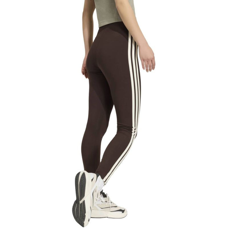 Adidas Women's Essentials 3-Stripes Brown 2xs leggings KS6286
