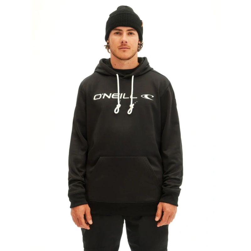 O'Neill men's hoodie kangaroo pocket Rutile black fashionable fekete pulóver