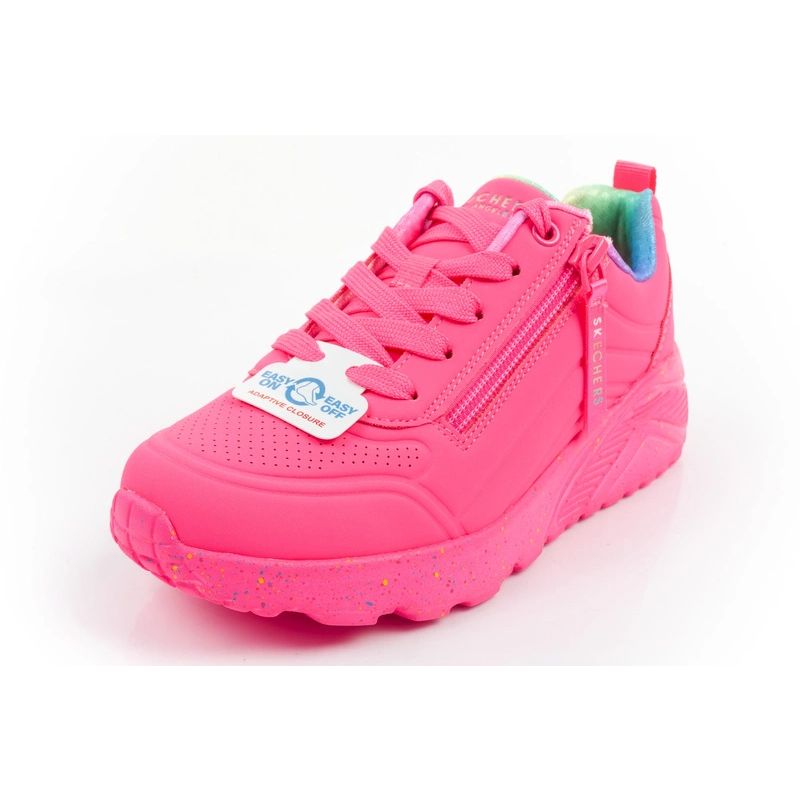 Skechers Uno Lite children's sports sneakers shoes, pink, comfortable rózsaszín utcai cipő