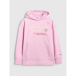 Oversized sweatshirt with hood, unzipped, for girls, 4F 4FJRAW25TSWSF2429-56S kapucnis pulóver