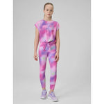 Girls' quick-drying sports crop-top 4F