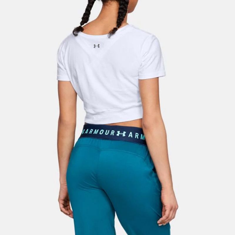 Under Armour Armor Lightweight Lux Crop Tee W 1305484-100 Póló