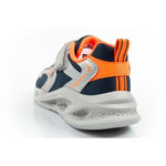 Skechers Glow Strider LED Children's Sports for Boys Silver szürke utcai cipő