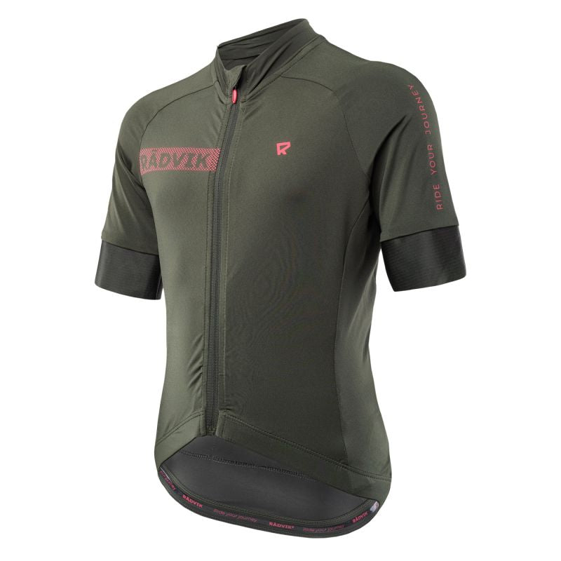Radvik Bravo Jrg Jr Cycling Jersey fekete póló