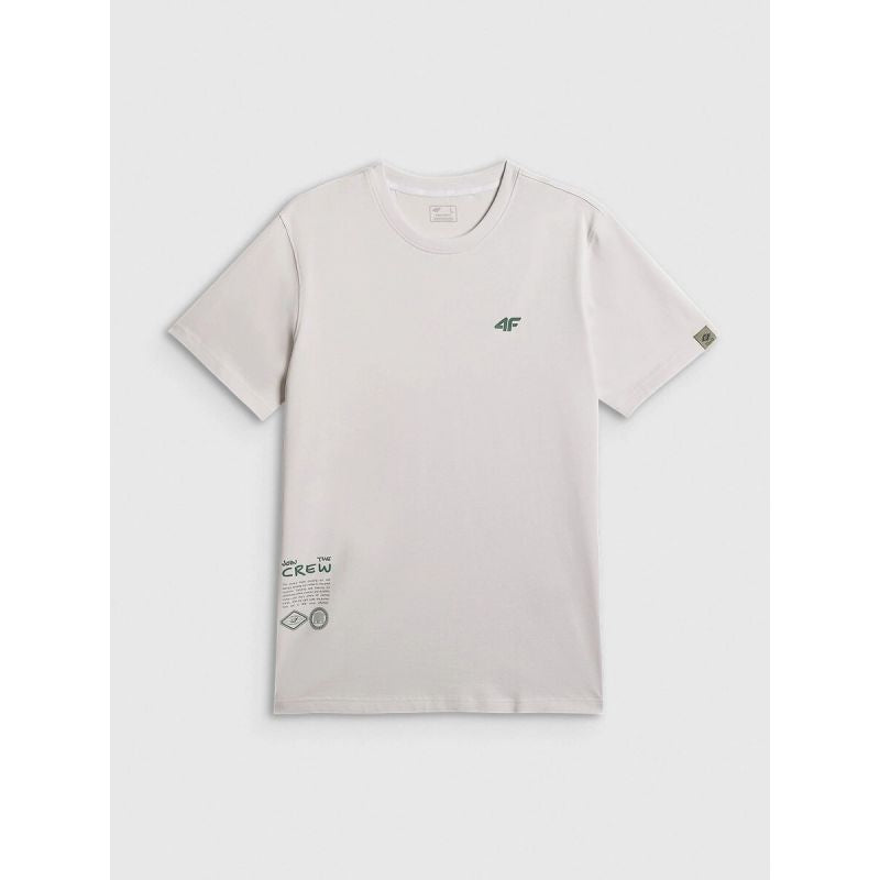 4F Men's regular printed T-shirt póló 4FRSS26TTSHM3814-11S