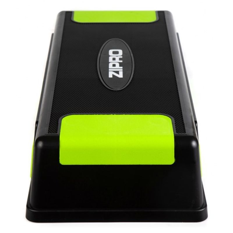 Zipro 5901793678603 Aerobic Step Black, Light 250 kg Adjustable Height zöld edzéssegítő 32759