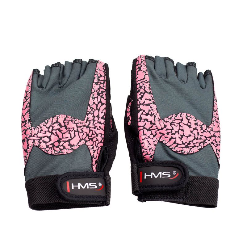 HMS Pink/Gray W RST03 rS Gym Gloves rózsaszín kesztyű 17-63-220