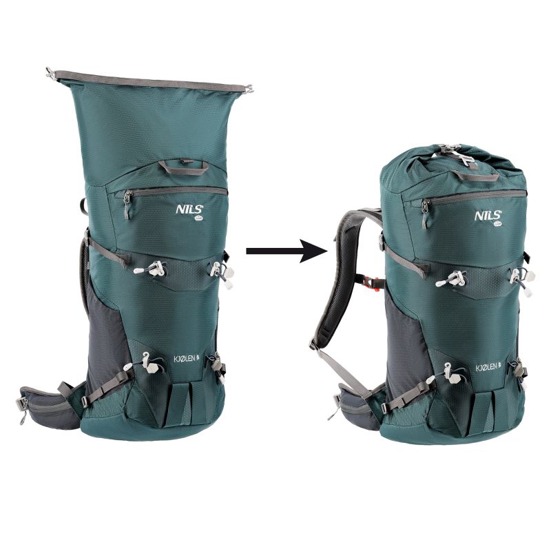 Nc1938 Green Kjolen Tourist Backpack 40l Nils Camp zöld hátizsák