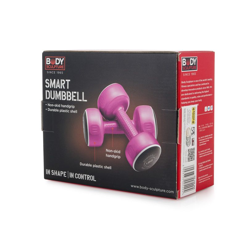 Body Sculpture SMART dumbbells 2x1.5 kg BW 108 pink rózsaszín edzőfelszerelés BW108_3KG