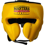 MASTERS FIGHT EQUIPMENT KSS-4B-WIN leather boxing helmet védőfelszerelés 02505-M