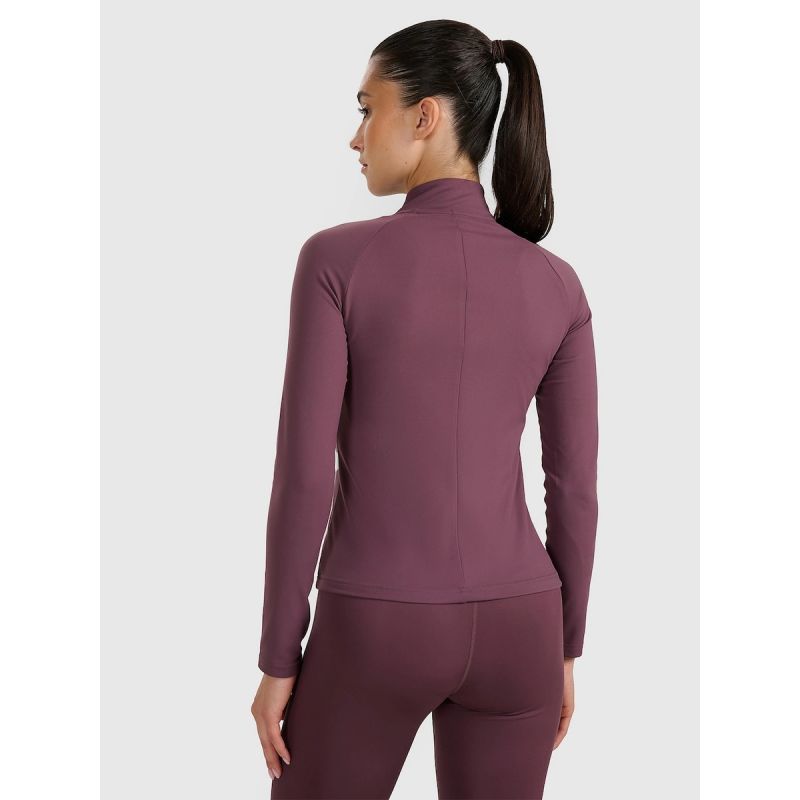 Women's slim quick-drying training sweatshirt 4F 4FRAW25TFSWF0808-81S