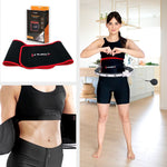HMS Magnetic Hula Hop Set Black Hhm15 With Counter + Slimming Belt Br163 Red piros szett 17-44-654