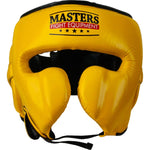 MASTERS FIGHT EQUIPMENT KSS-4B-WIN leather boxing helmet védőfelszerelés 02505-M