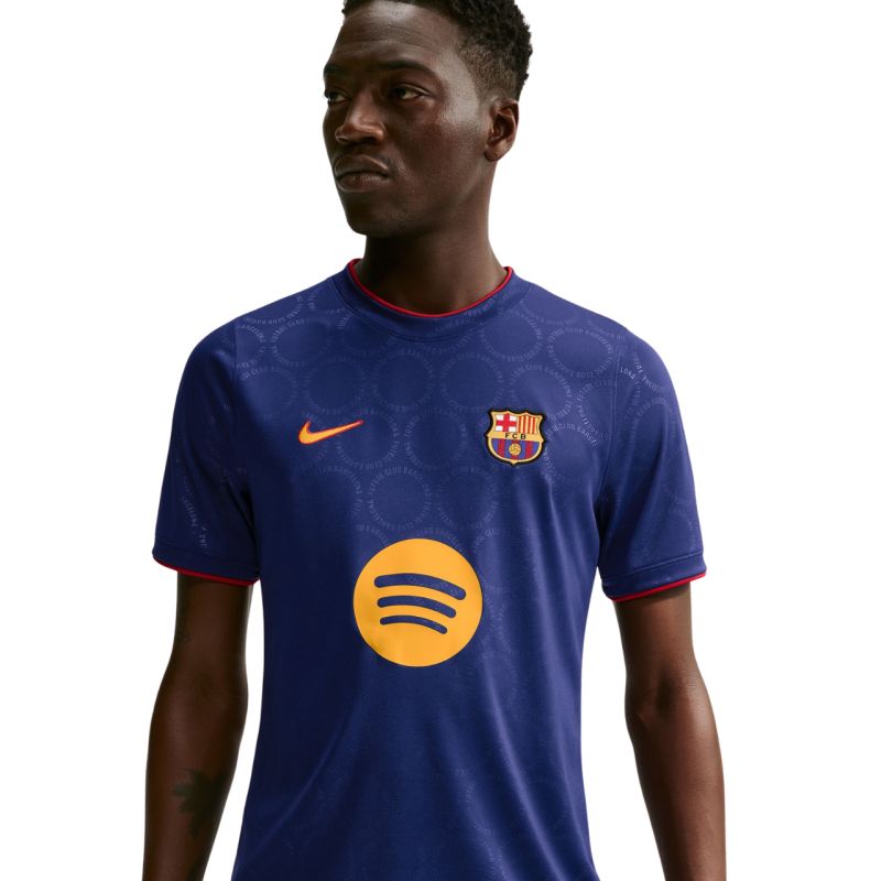 Nike FC Barcelona Third Men's T-Shirt Navy Blue sötétkék póló II6704498
