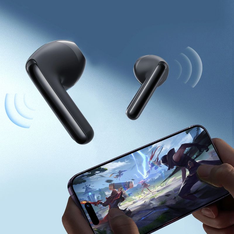 head Joyroom JR-FB1 Funpods Bluetooth 6.0 In-Ear TWS Wireless Headphones with AI Functions - Black fekete headsets