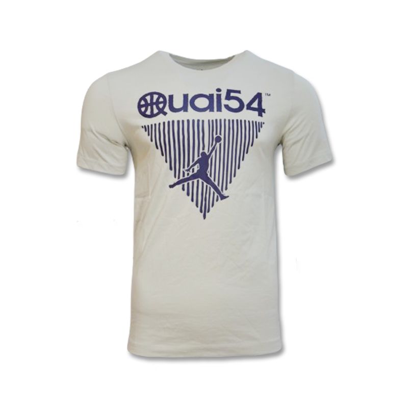 AIR Jordan Quai 54 T-shirt Short Sleeve Crew Light Bone/Neutral Indigo - póló