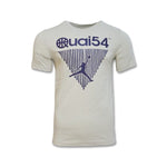 AIR Jordan Quai 54 T-shirt Short Sleeve Crew Light Bone/Neutral Indigo - póló