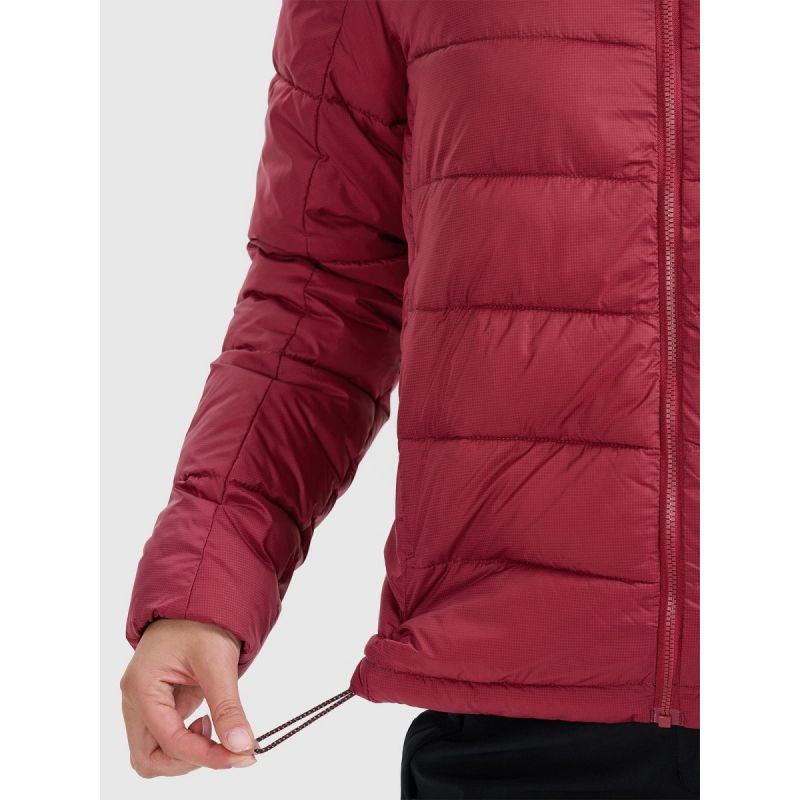Women's down trekking with Primaloft Silver filling 4F 4FRAW25TDJAF0792-60S szürke kabát