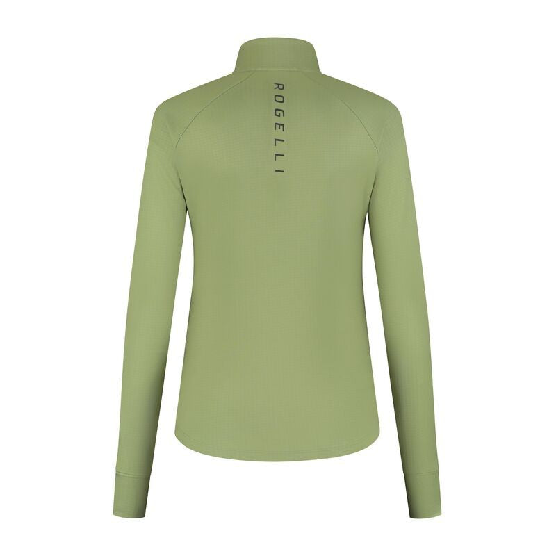 Rogelli ESSENTIAL running sweatshirt green 2XL zöld pulóver