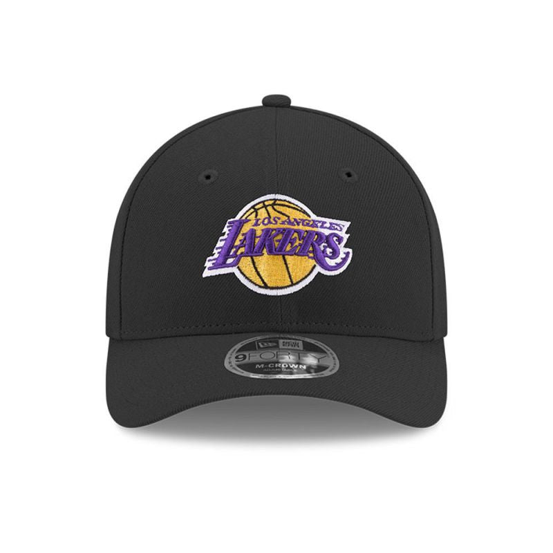 New Era 9FORTY Los Angeles Lakers NBA Team M-Crown Black Snapback Cap - uniwersalny baseball sapka