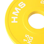 HMS Bumper Olympic Plate Set 2x (0.5kg, 1kg, 1.5kg, 2kg, 2.5kg) CBRS Set póló 17-61-097