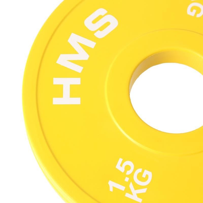 HMS Bumper Olympic Plate Set 2x (0.5kg, 1kg, 1.5kg, 2kg, 2.5kg) CBRS Set póló 17-61-097