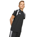 Adidas Tiro 26 League póló Shirt for Kids Black fekete polo, shirts
