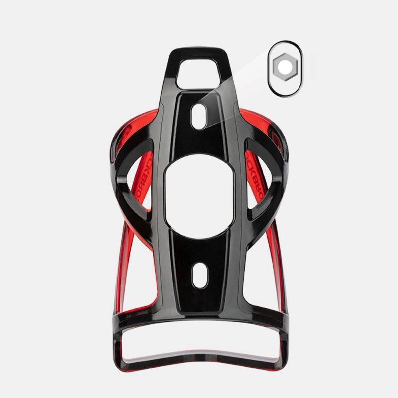 Rockbros FK338 Bike Bottle Holder - Black and Red piros water bottles, training equipment