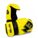 TOP TEN ROTT "GLOSSY BLOCK" Open Gloves jasnoniebieski+xs kesztyű