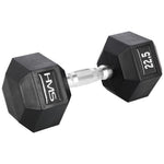 HMS HEX PRO dumbbell 22.5 kg szürke póló 17-66-120