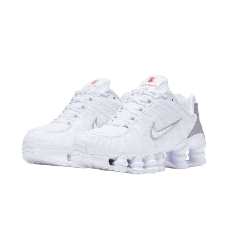 Nike SHOX TL Metallic Silver Men's Sports White - AV3595-100 szürke utcai cipő