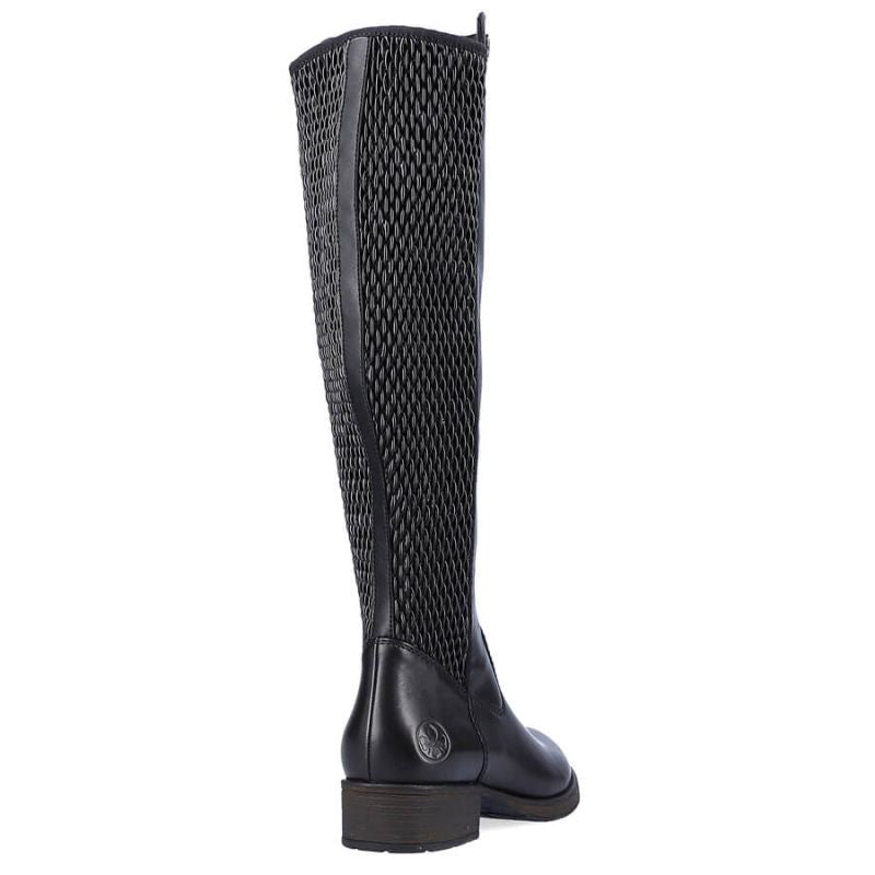 Inny Rieker W Z9591-00 black leather boots Túracipő