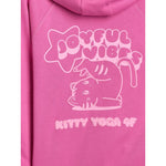 Girls' sweatshirt with hood, open, 4F 4FJRAW25TSWSF2439-54S kapucnis pulóver